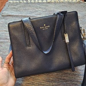 Large Kate Spade Dark Blue Crossbody